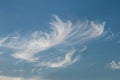 cirrus white clouds