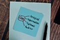 CISA - Certified Information Systems Auditor write on sticky notes isolated on Wooden Table Royalty Free Stock Photo
