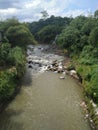Cisadane River - west java Royalty Free Stock Photo