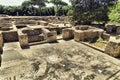 Cisiarii Roman empire thermal bath - frigidarium - landscape in Rome