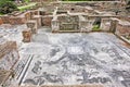 Cisiarii Roman empire thermal bath landscape in Ostia Antica