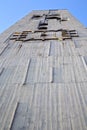 In cislago abstract and church tower bell sunny day