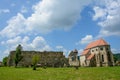 Cistercian Monastery from Carta village, near Sibiu, Transylvania, Romania Royalty Free Stock Photo