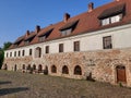 Cistercian monastery hotel in Cedynia on the Oder river Poland Royalty Free Stock Photo