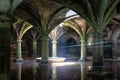 Cistern (ancient underground watertank) in the Portuguese fortress of El Jadida Royalty Free Stock Photo