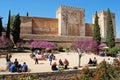 Cistern Court, Alhambra Palace. Royalty Free Stock Photo