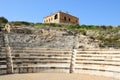 Citadel and antique roman amphitheater, national park Zippori, Israel Royalty Free Stock Photo