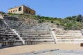 Citadel and antique roman amphitheater, national park Zippori, Israel Royalty Free Stock Photo