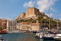 The Citadel and harbor in Bonifacio, Corsica