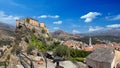 Citadel and historical city of corte corsica Royalty Free Stock Photo