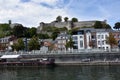 Citadel of Namur, and meuse river Belgium