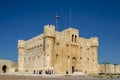 Citadel of Qaitbay, a 15th century defensive fortress located on the Mediterranean sea coast, Alexandria, Egypt