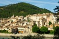 Citadel of Sisteron and its fortifications in summer time. Durance Valley, Alpes de Haute Provence, France