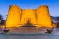 Citadel walls in Khujand, Tajikist