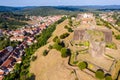 Citadelle de Bitche, medieval fortress and stronghold near German border in Moselle department, France. Royalty Free Stock Photo