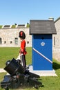 The Citadelle of Quebec City in Canada Royalty Free Stock Photo