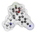 Citalopram anti-depressant drug molecule