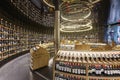 Cite du vin winery shop interior in Bordeaux, France Royalty Free Stock Photo