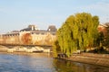 Cite island in Paris, France. Royalty Free Stock Photo