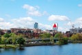 Citgo Sign, Boston Landmark. Royalty Free Stock Photo