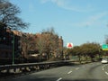 Citgo sign from highway, seen for miles, Royalty Free Stock Photo