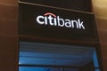 Citibank logo window banking finance group money