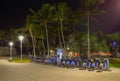 Citibike rental station Miami Beach Ocean Drive