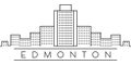 Cities of Canada, Edmonton line expand icon on white background