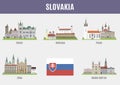 Cities in Slovakia Royalty Free Stock Photo