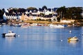 Cities and villages of Brittany: Sainte Marine Royalty Free Stock Photo