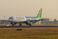 Citilink PK-GLW Airbus A320 backtrack to runway 08 of Adi Soemarmo International Airport, Indonesia (October 22, 2019)