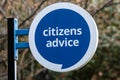 Citizens Advice Bureau Sign Royalty Free Stock Photo