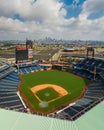 Aerial View of Citizens Bank Park, Home of the Philadelphia Phillies MLB Franchise Royalty Free Stock Photo