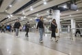 Citizens depart from Lo WU Station to return to mainland China after the Lunar New Year.