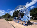 Citizens Gateway to the Great Barrier Reef sculpture Cairns Esplanade Queensland Australia Royalty Free Stock Photo