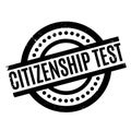 Citizenship test rubber stamp