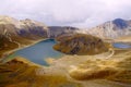 Lakes in the cone of the Nevado de toluca volcano, mexico II Royalty Free Stock Photo