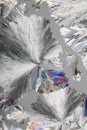 Citric acid crystals macro Royalty Free Stock Photo