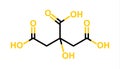 Citric acid structure