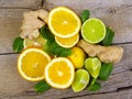 Citric fruits Royalty Free Stock Photo