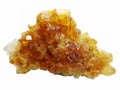 Citrine geode geological crystals Royalty Free Stock Photo