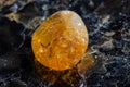 Citrine macro Royalty Free Stock Photo