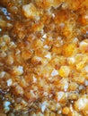 citrine mineral texture Royalty Free Stock Photo