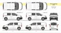 Citroen Berlingo Combi Van L1, L2 2018-present Royalty Free Stock Photo