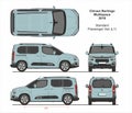 Citroen Berlingo Multispace Passenger Van L1 2018-present Royalty Free Stock Photo