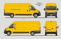 Citroen Jumper Cargo Van 2017 L4H2 Blueprint