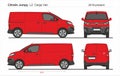 Citroen Jumpy Cargo Van L2 2016-present Royalty Free Stock Photo