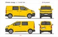 Citroen Jumpy Combi Van L1 2016-present Royalty Free Stock Photo