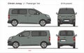 Citroen Jumpy Passenger Van L1 2016-present Royalty Free Stock Photo