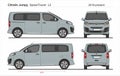 Citroen Jumpy SpaceTourer Van 4 doors L2 2016-present Royalty Free Stock Photo